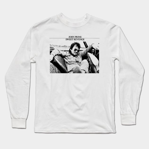 John Prine // Memories Vintage Long Sleeve T-Shirt by NavyVW